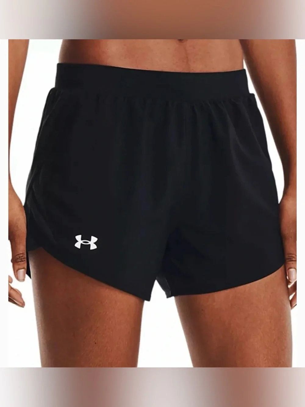 Women’s Under Armour Fly-By 2.0 Black Running Shorts | Size: 3XL